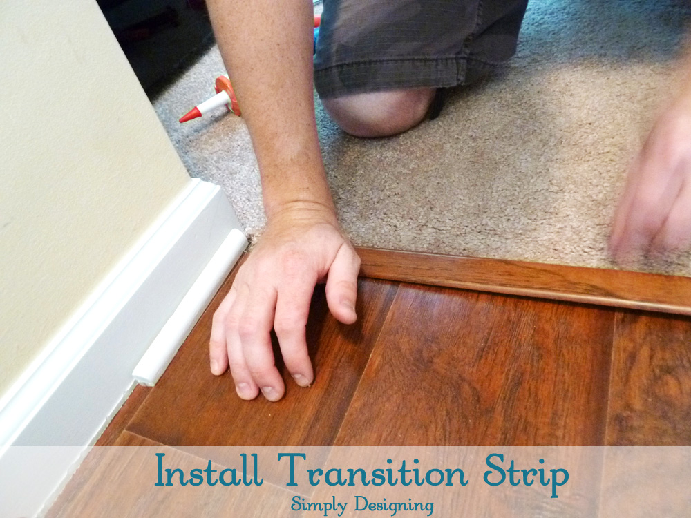 glue down strip floor install tips woman lock room naked